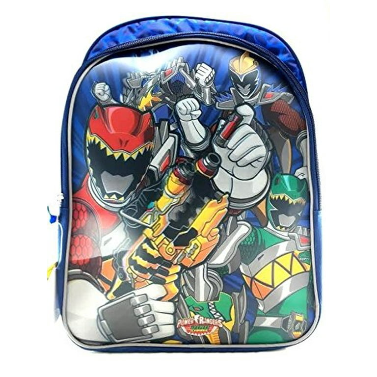 3D 's Power Rangers Dino Super Charge 16' Canvas Blue School Backpack -  Walmart.com