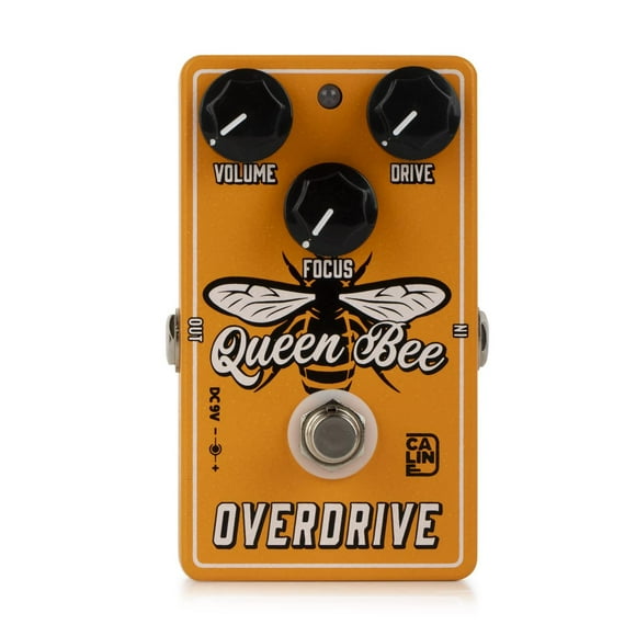 Pedal Overdrive Caline CP-503 Queen Bee amarillo de efecto de piso