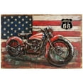 thumbnail image 2 of Empire Art Direct "Two Wheels" Primo Mixed Media Hand Painted 3D Iron Wall Sculpture, 2 of 5