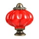 thumbnail image 1 of Manijas de cerámica Inteprter lindas europeas para gabinetes de cocina base engrosada de aleación de zinc rojo, 1 of 6