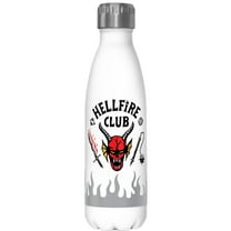 Netflix Stranger Things Hellfire Sword Logo Stainless Steel Water Bottle