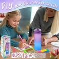 thumbnail image 2 of Kit de decoración de botellas de agua EdSportsHouse Unicorn Girls 4-10, 2 of 6