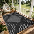 thumbnail image 4 of Outdoor Rug Waterproof Reversible Plastic Straw Outdoor Rug Fold Portable Camping Picnic Carpet Mat Indoor Outdoor Rug for Backyard RV Mat Open Living Room Outside, 4 of 13