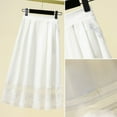 thumbnail image 5 of Women Half Skirt Embroidery Half Skirt Meat Slim A-Line Skirt Women Elastic High Waist Waist Skirt Vacation Holiday Female Dailywear, 5 of 5