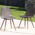 thumbnail image 4 of Dining Chair, Brown Multi With Dependable Powder Coated Legs - Modern Option , Seating, 4 of 6