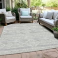thumbnail image 6 of Addison Rugs Chantille Indoor/Outdoor Transitional Southwest Silver Washable Rectangle Rug, 5' x 7'6", 6 of 6