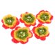 thumbnail image 5 of 5 apliques de flores de ganchillo hechos a mano para coser, adornos artesanales de 70 mm Color 2, 5 of 7