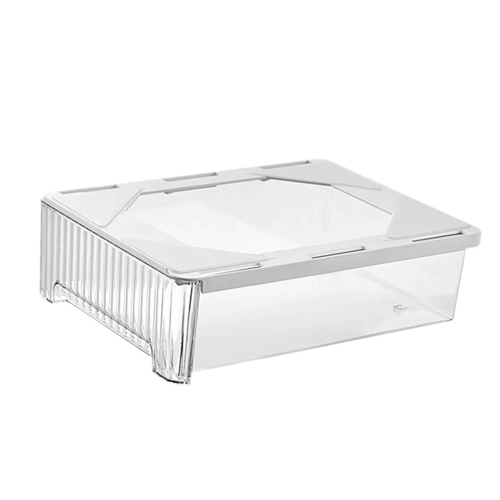 Fiocias PET Material Slide Out Under Desk Drawer with Spacious Compartment for Organizer L