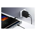 thumbnail image 4 of Super Fast Charging 35W Dual Port Wall Charger USB C Adapter, (35W+15W) for Motorola Edge (2021) Super Fast Charging for USB C Phones and Devices - Black, 4 of 5