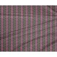 thumbnail image 4 of oneOone Polyester Lycra Fabric Dotted Chevron & Leaves Block Printed Craft Fabric BTY 56 Inch Wide, 4 of 4