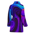 thumbnail image 2 of Dark Psychedelic Trippy Women Bathrobe One Size Univeral Fits Fashion Lightweight Plush Fleece Long Robe For Women, 2 of 3