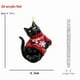 thumbnail image 5 of Seyotauo Black Cat Car Rearview Mirror Accessories, 2D Flat Acrylic Pendant Car Rear View Mirror Charm, Christmas Tree Hanging Ornament, Car Interior Accessories Decor Present for Window, 5 of 9
