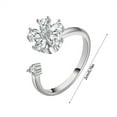 thumbnail image 4 of Xihbxyly Anillo de Aleación Llamativo con Flores Giratorias, Accesorio de Moda para Damas, Diseño Único para Fiestas, Compromisos y Clubes, Un Regalo Elegante., 4 of 7