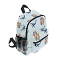 thumbnail image 2 of FORMRS School Backpack with Front Zippered Pocket 12" Student Travel Daypack, Whale Balloon Pattern, 2 of 6