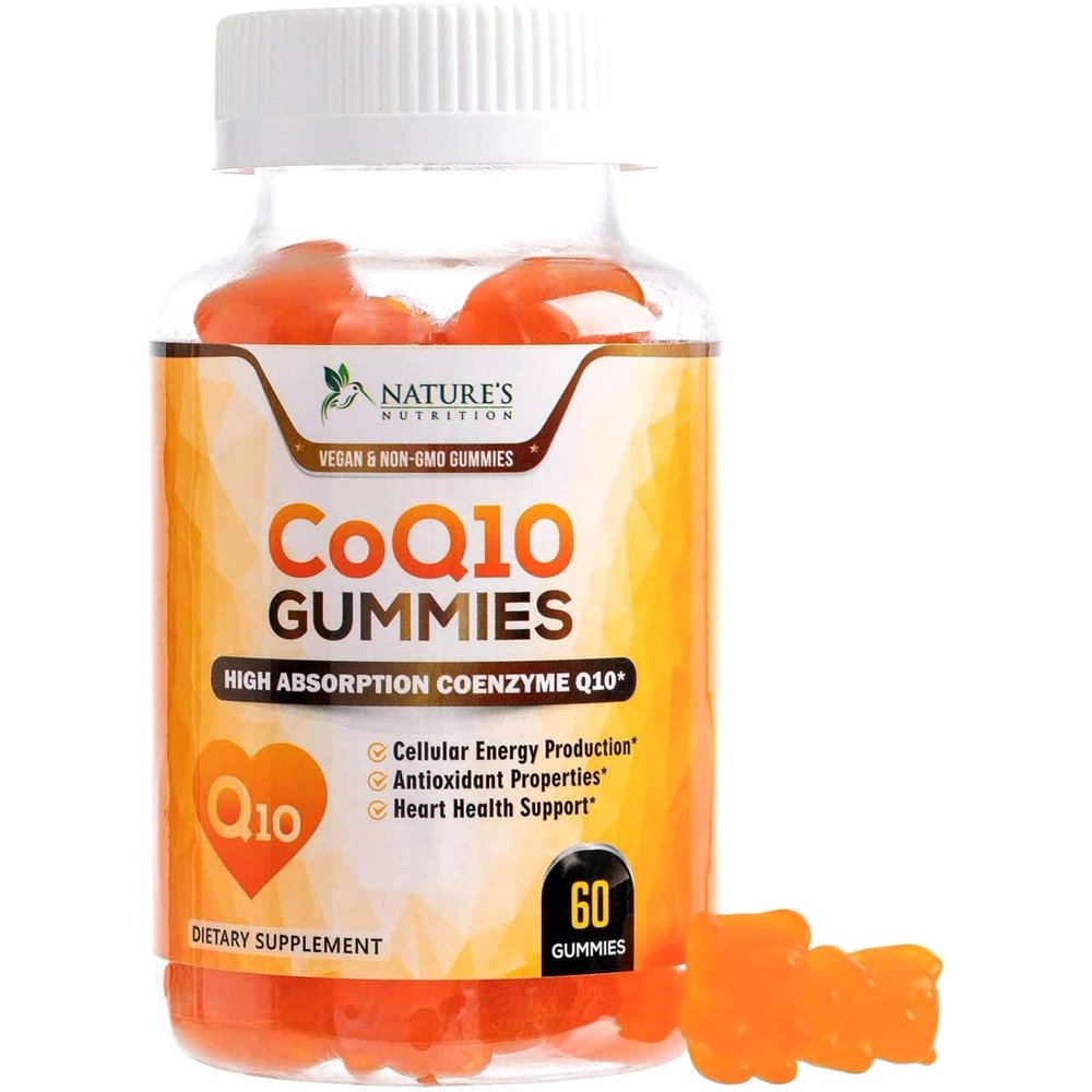 Nature's Nutrition CoQ10 Gummies High Absorption Coenzyme Q10 gummy