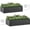 Black, variant on Uforic 6ftx3ftx1.5ft Large Raised Garden Bed Kit,Outdoor Galvanized Metal Patio Planter Box with Safety Rubber & Gloves, for Vegetables Flowers,Green