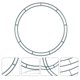 thumbnail image 5 of 1pc Corona de hierro Aro Marco de hierro Accesorio de corona de bricolaje Accesorio de corona de Navidad, 5 of 5