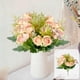 thumbnail image 1 of Uuiauoio Rose Artificial Flower Realistic Faux Silk Roses Fake Flowers Bouquets Arrangements Decor for Wedding Spring Mother's Day, Home Table Decorations, Flower, 1 of 7