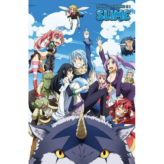 Tensei shitara Slime Datta Ken - That Time I Got Reincarnated as a Slime Anime Poster Wall Decor 12x18 inches 30 x 46 cm
