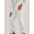 thumbnail image 5 of Inevnen Women Sweatsuits Sets 2 Piece Outfits Cropped Hoodie Sweatshirt and Sweatpants Long Joggers with Pockets, 5 of 9