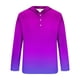 thumbnail image 4 of Blusa de manga larga con capucha para hombre, estilo informal, con botones, estampado degradado, de poliéster, 4 of 4
