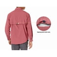 thumbnail image 6 of Little Donkey Andy Men's UPF 50+ UV Protection Shirt, Long Sleeve Fishing Shirt, Breathable and Fast Dry Watermelon XS, 6 of 6