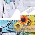 thumbnail image 4 of Rustic Shower Curtain, Sunflower Shower Curtain, Fall Shower Curtain, Farmhouse Shower Curtains Set with 12 Hooks, Truck Bathroom Decor, 72"x72", 4 of 5