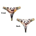 thumbnail image 3 of Fotbe Elegant Cute Panda Sunflower Tanga Sin Costuras para Mujer con Estampado – Panties Invisibles, Transpirables y Cómodos para Uso Diario-X-Large, 3 of 6