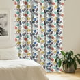 thumbnail image 2 of Ambesonne Bowling Curtains, Color Doodle Retro, Pair of 28"x63", Multicolor, 2 of 5