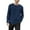 Marine, variante sur Letdown T-Shirt à Manches Longues Coupe Régulière pour Hommes Col Rond Tee Uni Évacuant l'Humidité T-Shirts Décontractés Couleur Unie Léger Doux Élégant T-Shirts