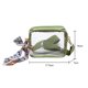 thumbnail image 3 of Bolso Bandolera Bolso Bolso bandolera de verano Casual PVC Lady Jelly Bag Cinta portátil para fiesta (verde), 3 of 5