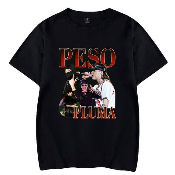 Peso Pluma Merch Rapper HipHop T-shirt Doble P Tee Women Men Summer Short Sleeve Streetwear