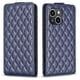 thumbnail image 1 of For iPhone 15 Diamond Lattice Vertical Flip Leather Phone Case, 1 of 5