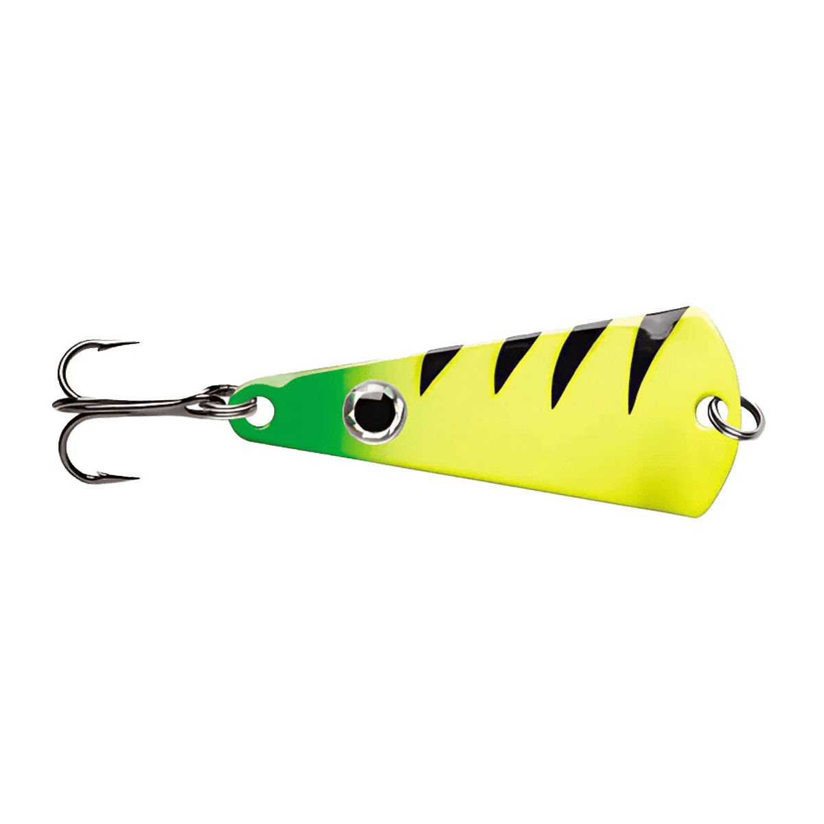 VMC Tingler Spoon 1/16 oz Glow Black Wonderbread Fishing Lure