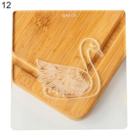 

HEVIRGO Cookie Mold Ballet Theme Pattern Multi-Function Plastic Cookies Press Stamp for Bakery Blue Plastic