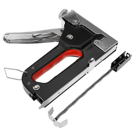 

huaai tacker duty in 1 g staple with 600 hand 3 chromed staples heavy un tools & home improvement black