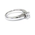 thumbnail image 2 of 1 ct Round Cut Solitaire Diamond Cathedral Heavy 5g Engagement Ring White Gold, 2 of 2