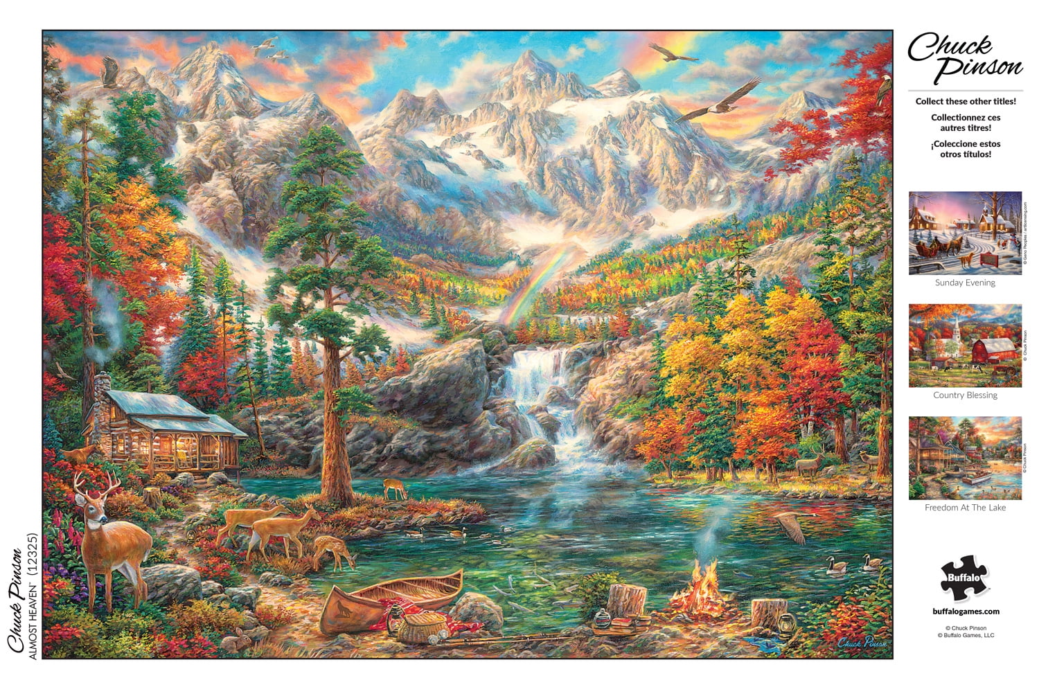 Buffalo Games 1000-Piece Chuck Pinson Almost Heaven Jigsaw Puzzle