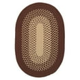 thumbnail image 2 of Colonial Mills 5' x 7' Brown and Beige All Purpose Handcrafted Reversible Oval Outdoor Area Throw, 2 of 4