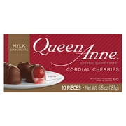 Queen Anne Milk Chocolate Cordial Cherries, 6.6 oz Box, 10 Pieces