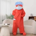 thumbnail image 5 of Big Mouth Monster Onesie Silly Monster Onesie Plush Onesie Pajamas Cozy Home Loungewear with Comb and Shoes, 6 Colors, S-XL, 5 of 6