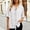 White, variant on Women's Summer V-Neck Short Sleeve Casual Solid Color T-Shirt