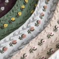 thumbnail image 2 of 6 Pair Women's Autumn Calf Socks with Floral Print Warm Cotton Socks Winter Autumn Supply, 2 of 5