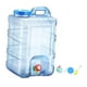thumbnail image 2 of Contenedor de agua con grifo, cubo de almacenamiento de agua sin fugas, contenedor de agua potable portátil de 28 L para el hogar, picnic, coche No hay grifo de repuesto, 2 of 9
