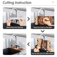 thumbnail image 5 of Bohomia Mandala Style 2 Pack Sink Splash Guard Faucet Drying Mat Absorbent Water Catcher Draining Mats Kitchen Bathroom Decorative 30x5.4in, 5 of 8