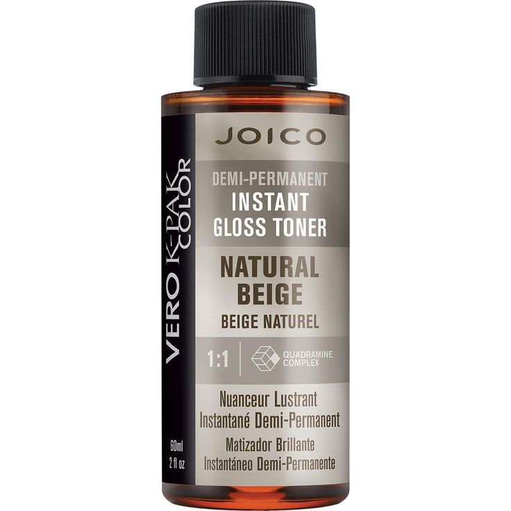 Joico Joico Hair Color DemiPermanent Instant Gloss Toner Natural Haircolor Beige Walmart