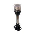 thumbnail image 1 of Boat White LED All Round Marine 10/30V Pole Light Fold Down Masthead Anchor Lamp ,High Bright, 1 of 6