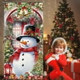 thumbnail image 6 of Taicans Christmas Snowman Door Cover,Waterproof Holiday Decor,Reusable Christmas Door Cover,Christmas Door Decorations,Christmas Door Coverings,35.4in x 70.8in ‌, 6 of 7