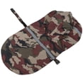 thumbnail image 2 of Impermeable reflectante con capucha para perros - Ultraligero y transpirable - Funda para la lluvia para perros medianos y grandes (marrón, M), 2 of 5