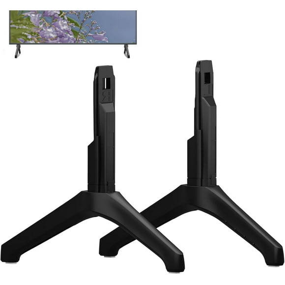Base Stand for Samsung TV Legs, for UN58TU700DF UN58TU700DFXZA BN96-50856A, for Samsung 58 Inch TV Legs with Non-Slip Feet (Black)